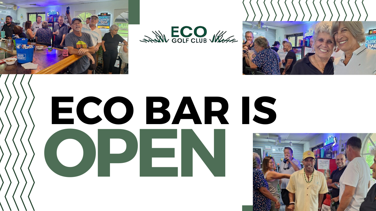 ECO Bar Is Open!